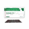 AMLODIPINE BESYLATE TABLETS 2.5mg
